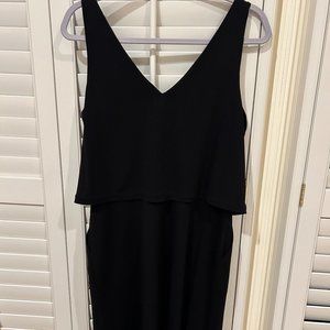 Ralph Lauren Layered Black Dress *PETITE*